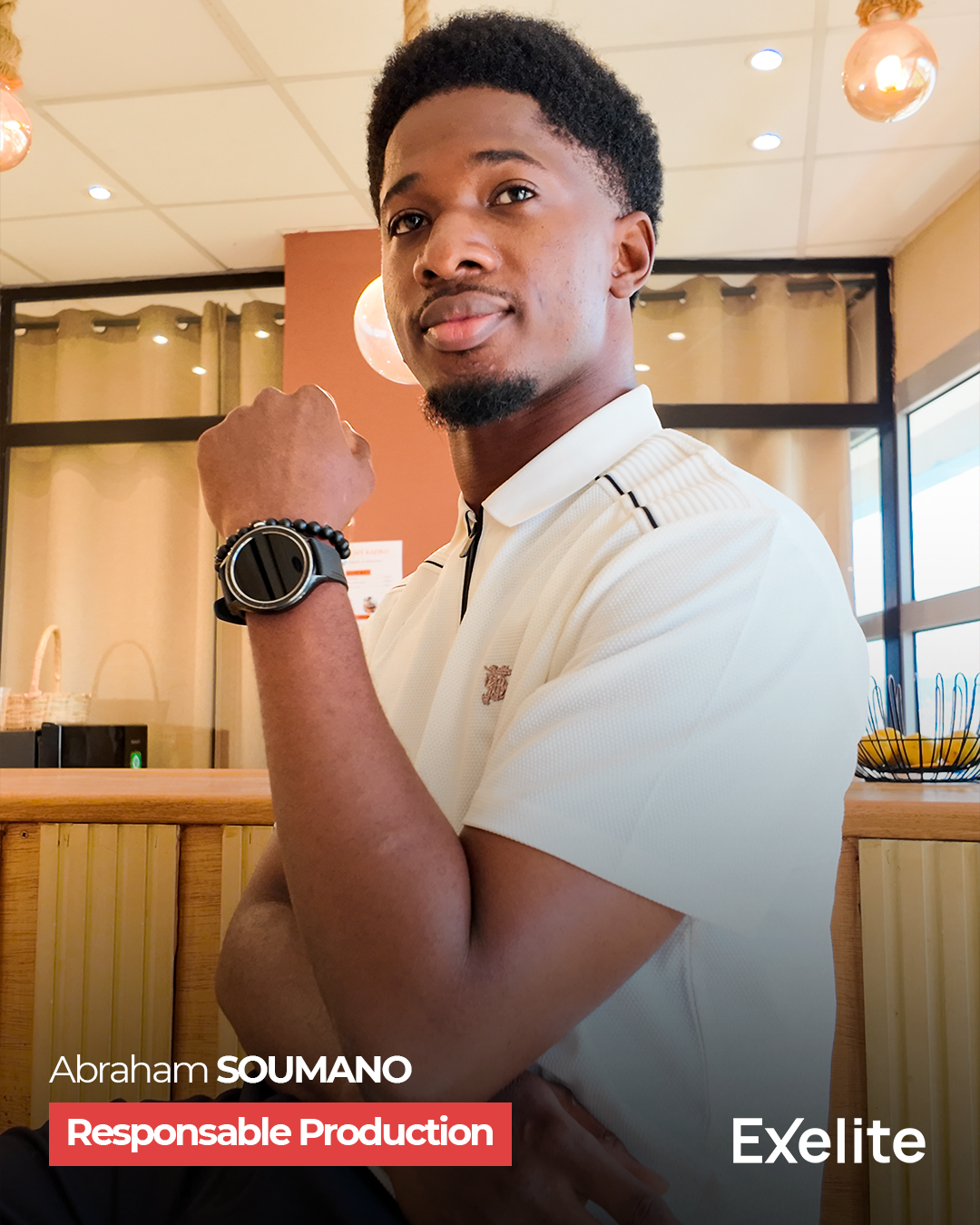 Abraham Soumano, responsable production Exelite