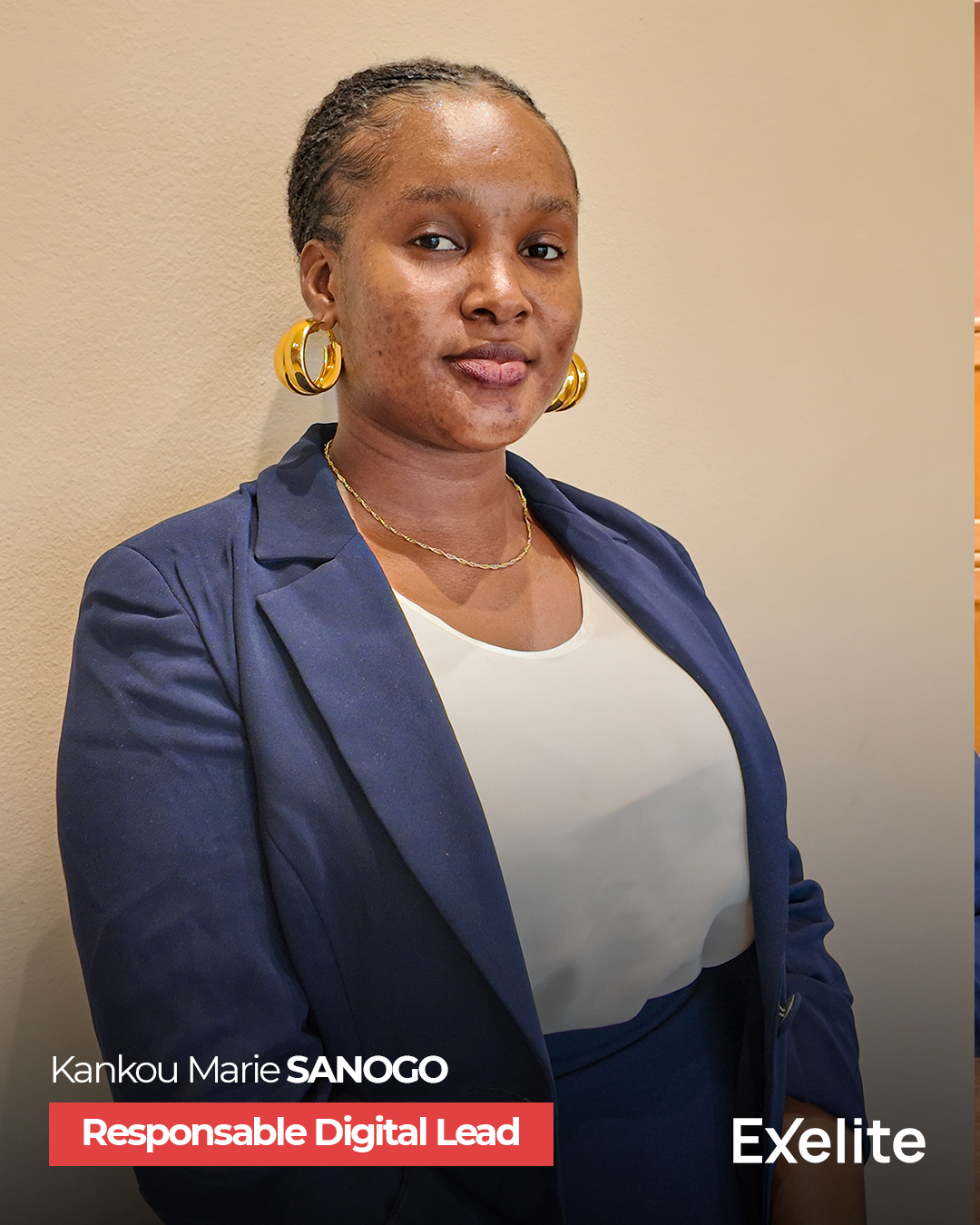 Marie Sanogo, responsable Digital Lead Exelite